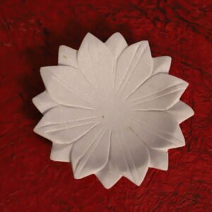 White marble dish