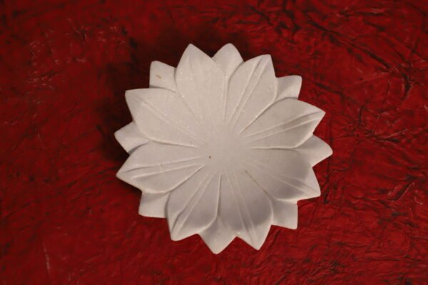 White marble dish