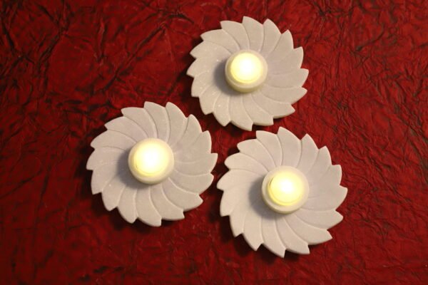 Marble Diya/Tealight Holder - Image 3