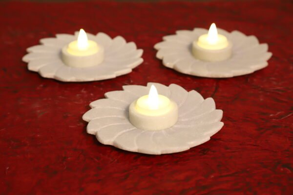 Marble Diya/Tealight Holder - Image 2