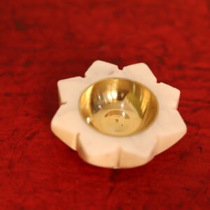 Marble Diya Flower
