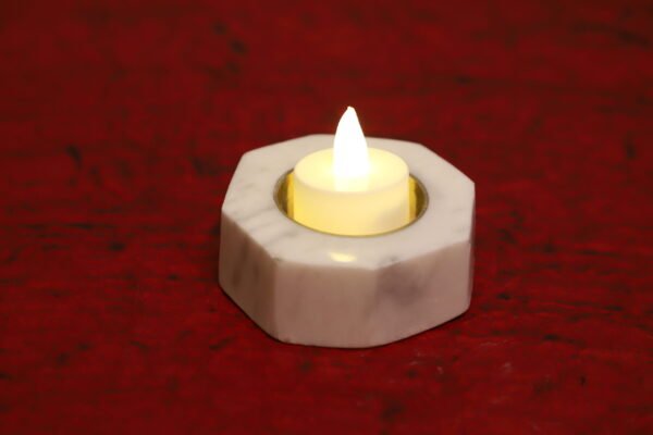 Marble Diagonal Diya